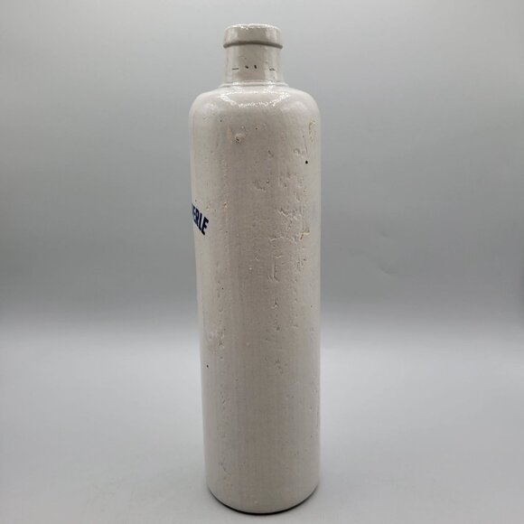 1960s Rheinperle Stoneware Demijohn Wine Bottle Embossed Salt Glaze Germany - Picture 4 of 10